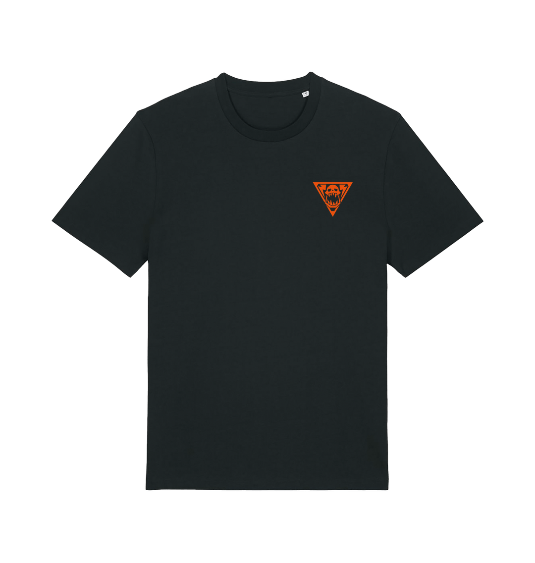 Black Printed T-shirt Front